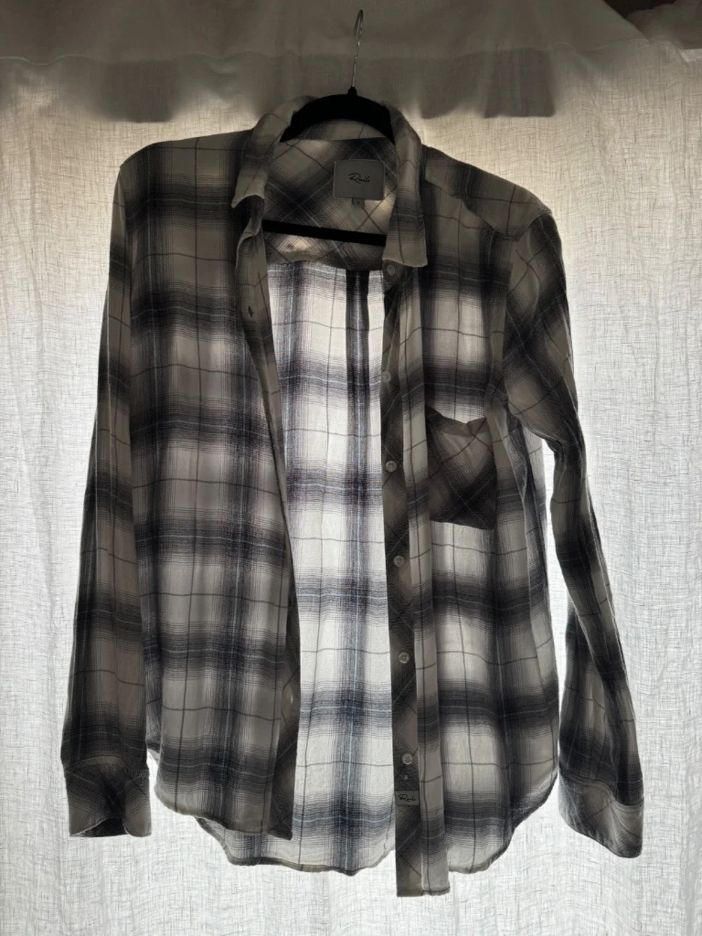 Rails Slate Blue Cream Button Down